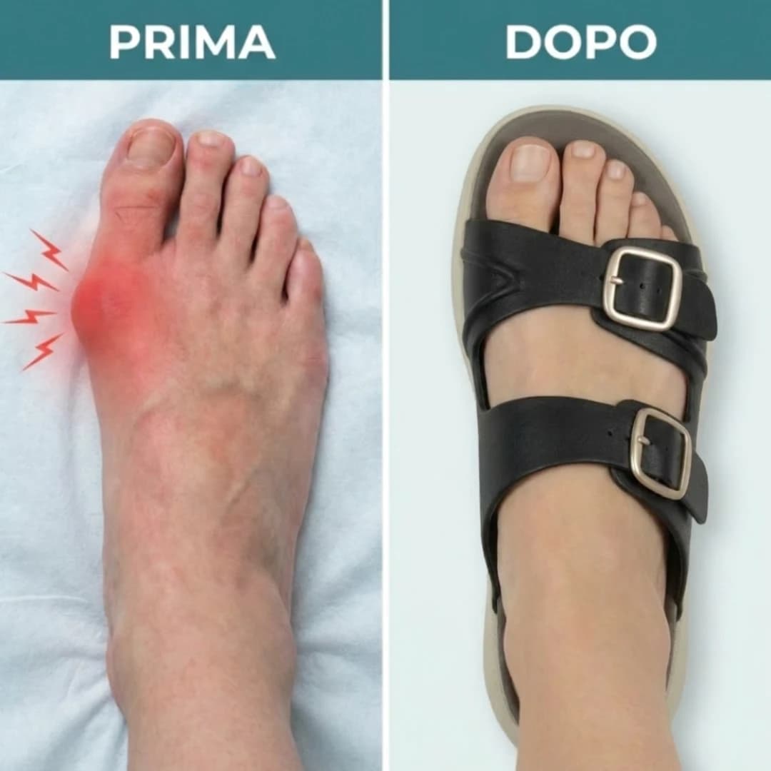 Dita libere e alluce allineato, sollievo per alluce valgo